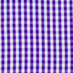 100% poplin cotton in a haze gingham pattern ideal for shirts, dresses, skirts, pants, and unstructured blazers.