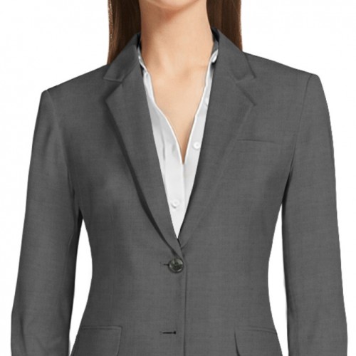 No right lapel hole in a women’s jacket.