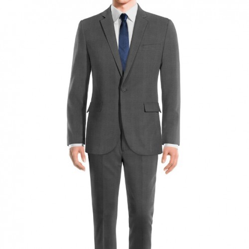 one button closure in mens suit