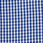 100% poplin cotton in a true gingham pattern ideal for shirts, dresses, skirts, pants, and unstructured blazers.