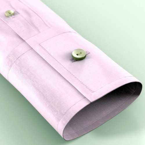 An image illustration of the women’s shirt sleeves with single-button straight cuffs.