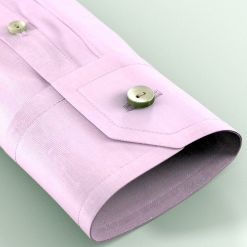 An image illustration of the women’s shirt sleeves with a single-button notched cuffs.
