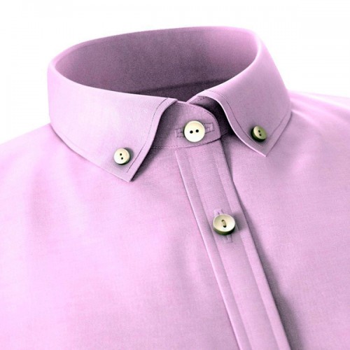 An image illustration of the button-down modern collar in a women’s shirt.