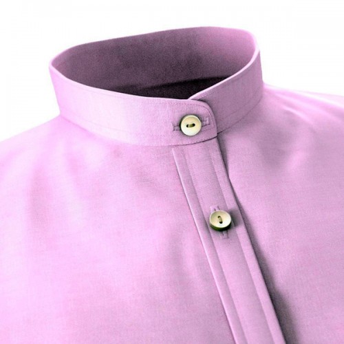 An image illustration of Mao collar aka band collar in a women’s shirt.