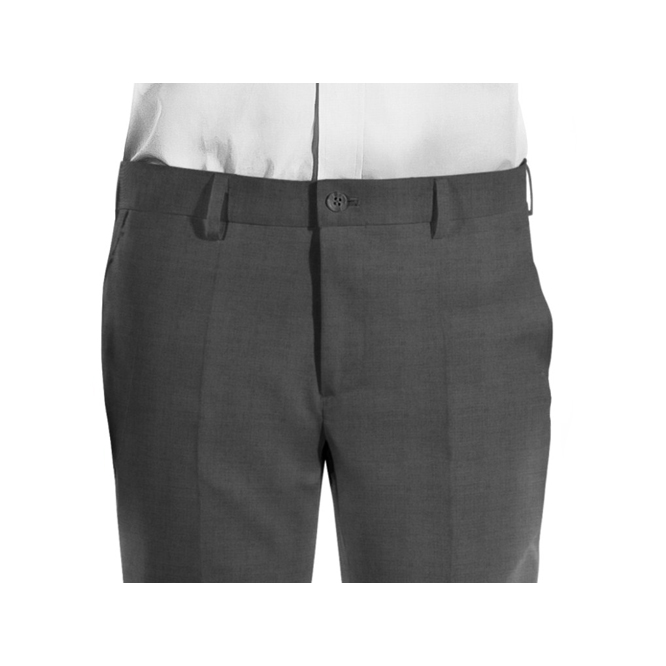 mens trouser waistband closure with button