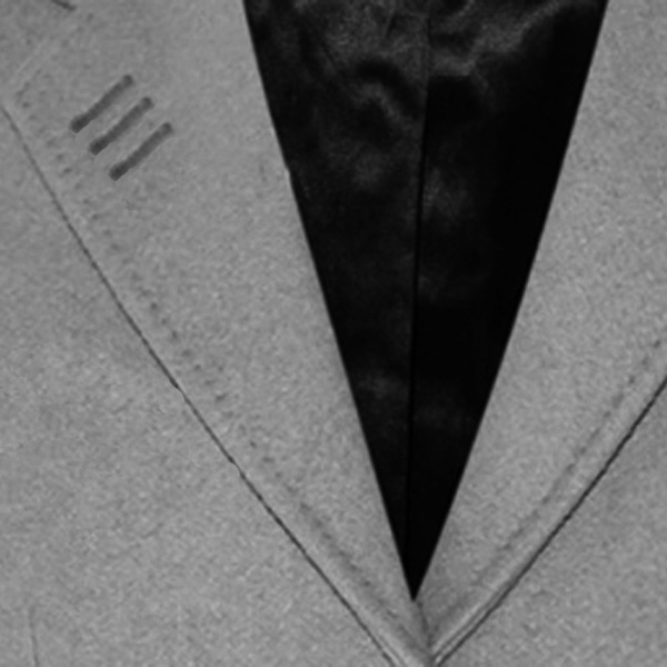 3 right lapel buttonhole in frock coat
