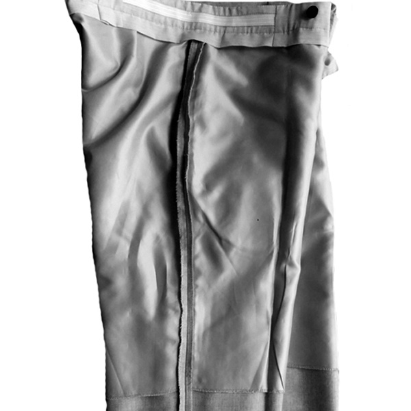 Lined pants interior in front and back