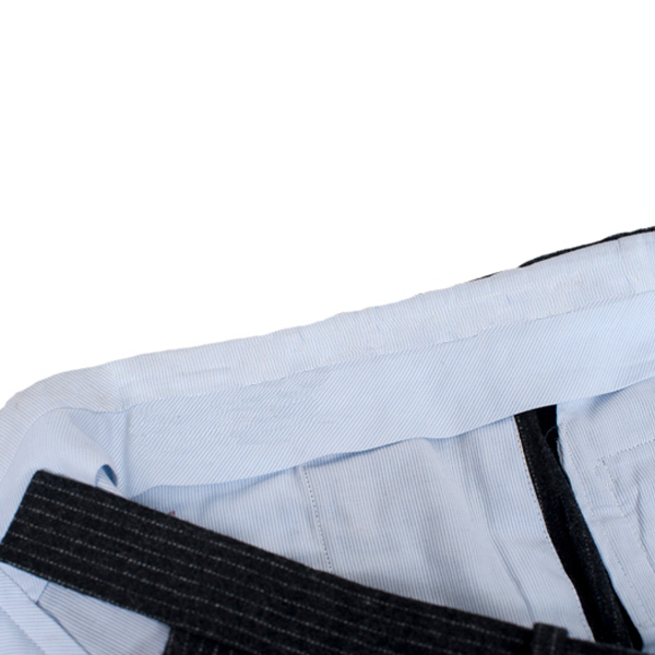 Pants waistband interior without grip