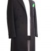 Western frock coat hand-tailored for modern men in modern style, full right view.