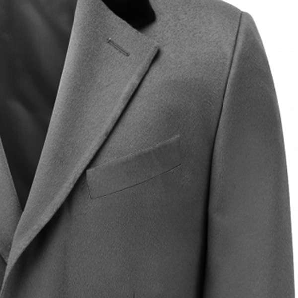 slanted welt chest pocket in frock coat