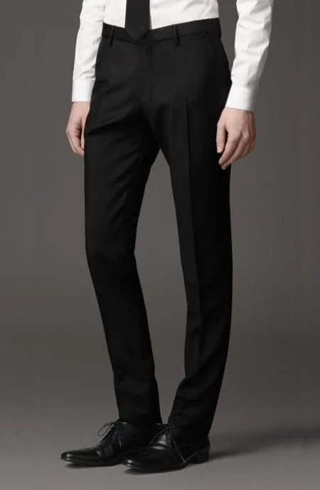 Mohair wool dress pants