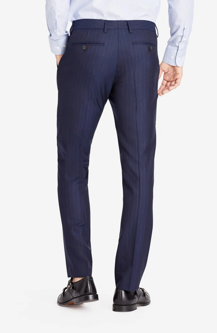 Chalk stripe pants hand made for very comfortable wear