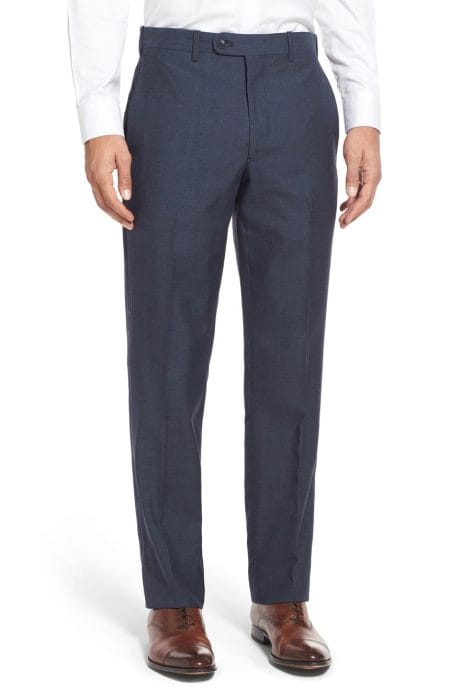 Mens sharkskin dress pants.