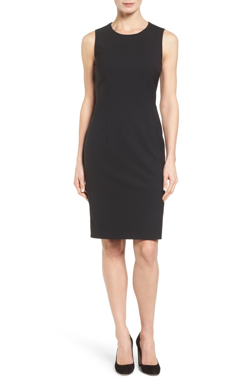 Buy Park Avenue Women Black Solid Sheath Dress - Dresses for Women 10375699  | Myntra