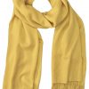 Baron Boutique Mens Cashmere Pashmina Shawl Wrap for Travel, Meditation, & Camping 80+ Colors - Beaver ColNo-110 - Double Ply