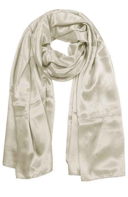 Off-white mens aviator silk neck scarf 75 inches long in 100% pure satin silk.