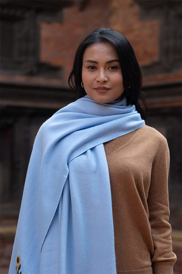 Baby Blue Roma Scarf main image 1