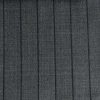Grey With Dark Blue Bold Stripes